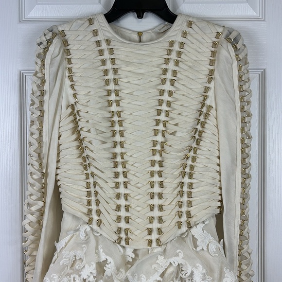 NWT Zimmerman coaster corset laced dress sz 6 - Picture 8 of 17